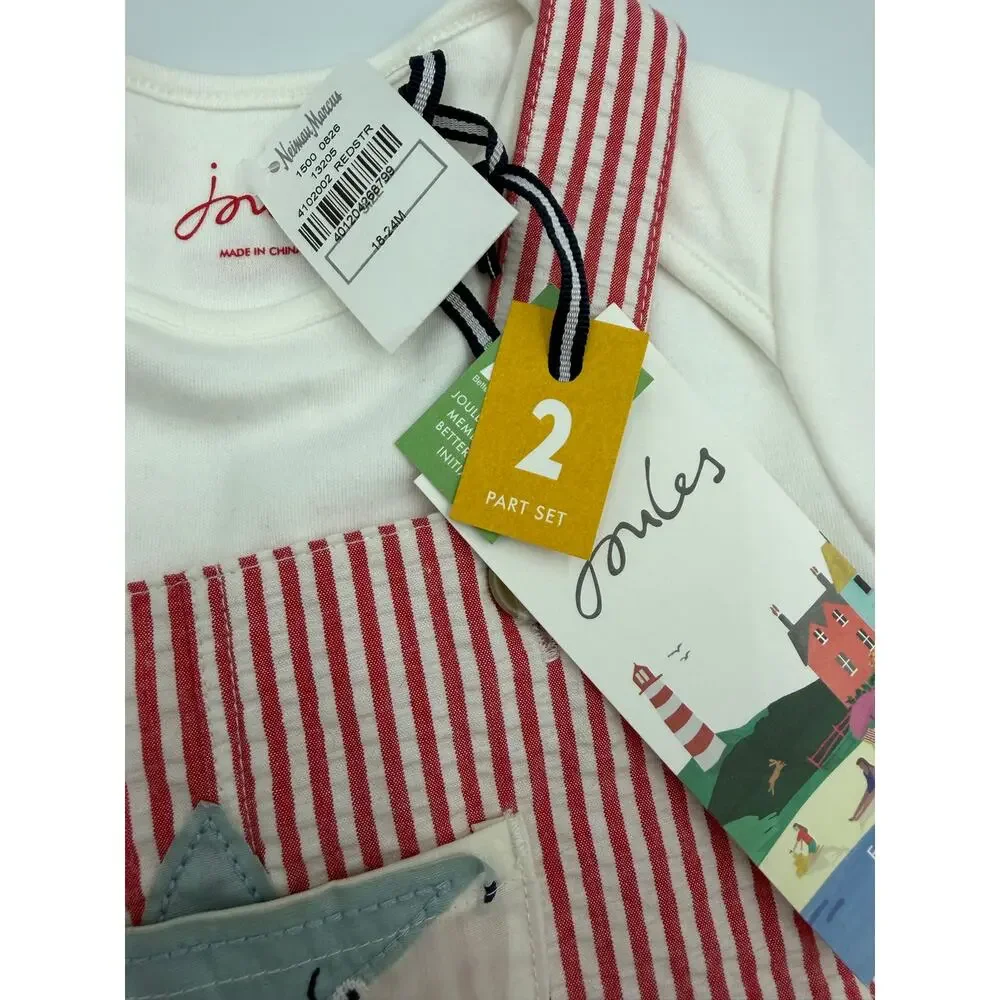 Joules shark applique